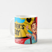 Best Dad Love Dad, Father's Day, Dad Gift Koffiemok (Voorkant links)