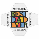 BEST DAD Ooit aangepaste naam voetbal (Enkel)