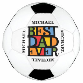 BEST DAD Ooit aangepaste naam voetbal