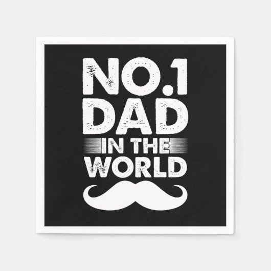 Best Dad Papa Father Daddy Daddies Fathers Day Gif Servet (Voorkant)