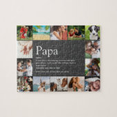 Best Dad Papa Father Definition 14 Photo Fun Grey Legpuzzel (Horizontaal)
