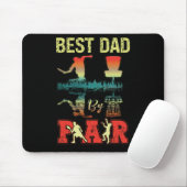 Best Dad Par Discgolf Discgolfer Frisbee Golfing Muismat (Met muis)