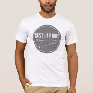 Best Dad Patience Arrow T-Shirt Top T-shirt