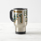 Best Dad Personalized Travel Mug Reisbeker (Voorkant links)