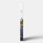 Best Dad photo blue 3d text Case-Mate iPhone Case (Achterkant / Links)