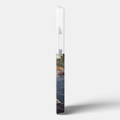 Best Dad photo burgundy 3d text Case-Mate iPhone Case (Achterkant / Links)