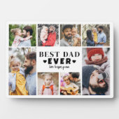 Best Dad Photo Collage Fotoplaat (voorkant)