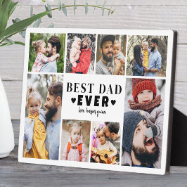 Best Dad Photo Collage Fotoplaat