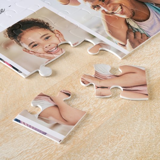 Best Dad Photo Collage Legpuzzel (Zijkant)