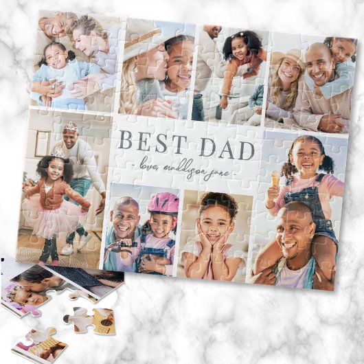 Best Dad Photo Collage Legpuzzel