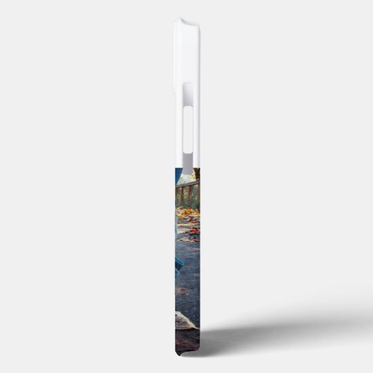 Best Dad photo dark blue 3d text Case-Mate iPhone Case (Achterkant / Links)