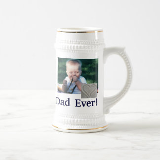 Best Dad Photo Stein Bierpul