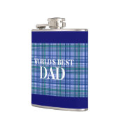 Best dad plaid scottish strepen heupfles (Links)