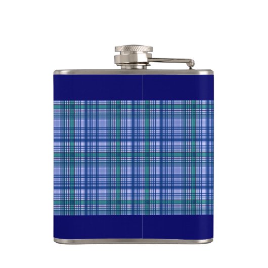 Best dad plaid scottish strepen heupfles (Achterkant)