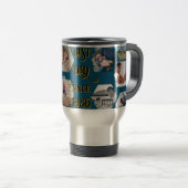 "Best Dad Since" fotos y fecha personalizable Reisbeker (Voorkant rechts)