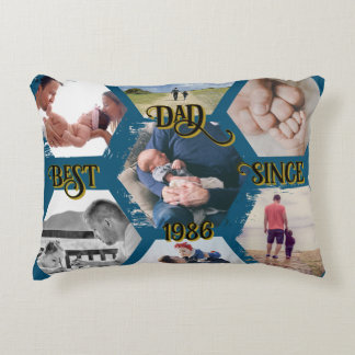 "Best Dad Since" personalizable Accent Kussen