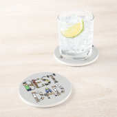 Best Dad Sports Text Onderzetter (Zijkant)