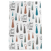 Best Dad Style: een gebonden en waar eerbetoon Medium Cadeauzakje (Achterkant)