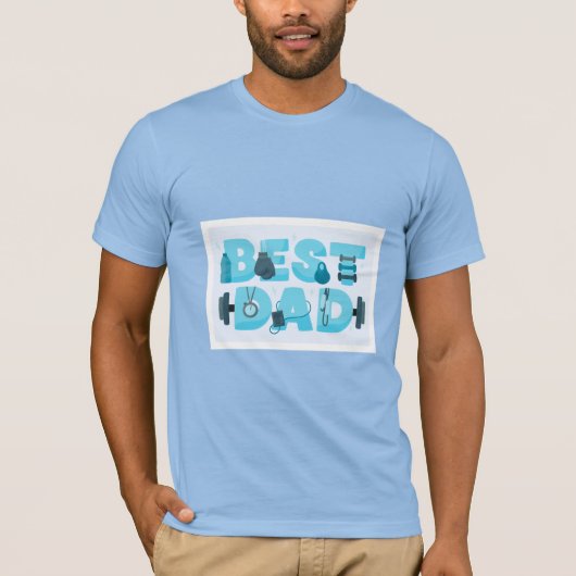 Best dad T-shirt (Voorkant)