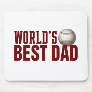 Best Dad Typography Baseball   MUISMAT
