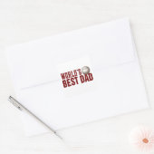 Best Dad Typography Baseball | STICKER (Envelop)