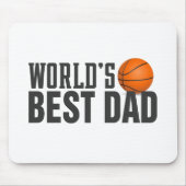 Best Dad Typography Basketball | MUISMAT (Voorkant)