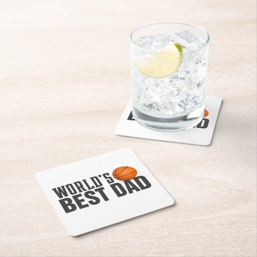 Best Dad Typography Basketball | ONDERZETTER (Insitu)