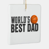 Best Dad Typography Basketball | ORNAMENT (Rechts)