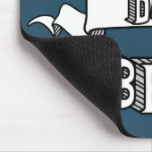 Best Dad Typography Text Mousepad Muismat (Hoek)