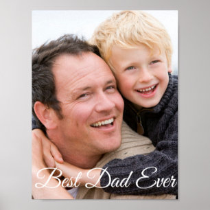 Best Dad Vaderdag Foto Poster