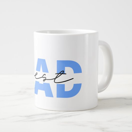 Best dad vaderdag grote koffiekop (Voorkant rechts)