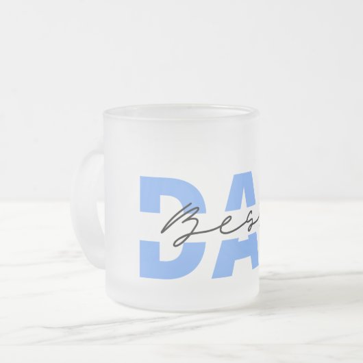 Best dad vaderdag matglas koffiemok (Voorkant links)