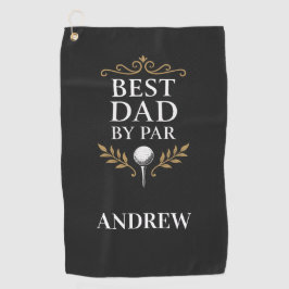 Best Dad van Par Custom Golf Towel Golfhanddoek