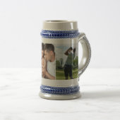 Best Dad van Par Custom Photos Vaderdag Bierpul (Voorkant rechts)