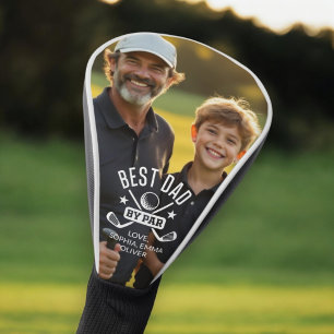 Best Dad van Par Foto Instagram Vaderdag Golfheadcover