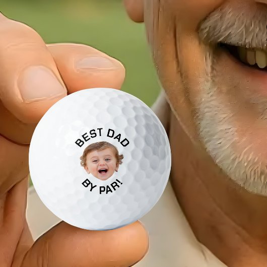 Best Dad van Par Golf Ball, New Dad, Custom Face Golfballen
