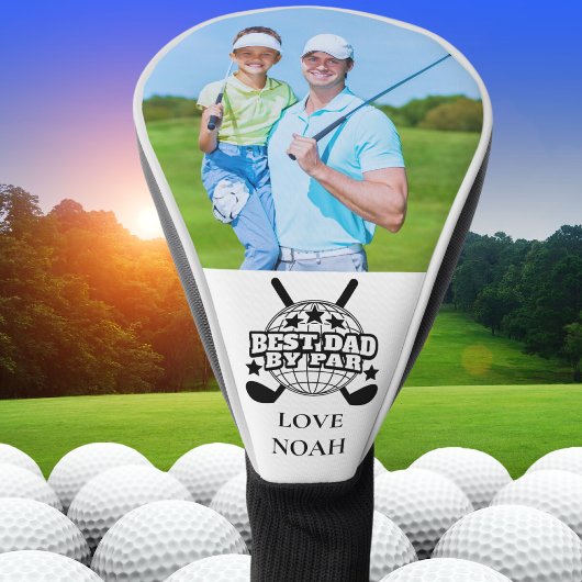 Best Dad van Par Golf Custom Photo Vaderdag Golfheadcover
