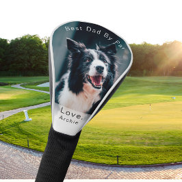 Best Dad van Par Hondenliefhebber  Foto Golfheadcover