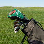 Best Dad van Par Kind Fotonaam Groen Golfheadcover (Insitu)