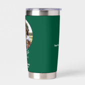 Best Dad van Par Vaderdag Golf Enthusiast Foto Geïsoleerde Drinkbeker (Links)