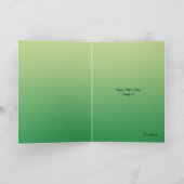 Best Dad Wenskaart Kaart (Binnen)