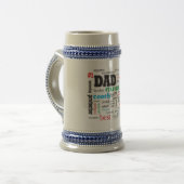 Best Dad Word Cloud Bierpul (Voorkant links)