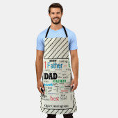 Best Dad Word Cloud Fabulous Epic Schort (Gedragen)