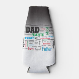Best Dad Word Cloud Flesjeskoeler