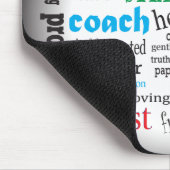 Best Dad Word Cloud Muismat (Hoek)