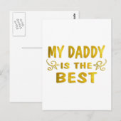 Best Daddy Briefkaart (Voorkant / Achterkant)