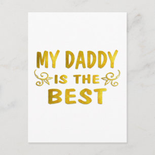 Best Daddy Briefkaart