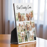 Best Daddy Ever Custom 6 Photo Collage Fotoplaat<br><div class="desc">Show Daddy how much he means with this custom 6 photo collage plaque. Featuring your favorite family moments and a bold Best Daddy Ever message, this modern wood design makes a meaningful and personal gift. Perfect for Father Day, birthdays, or anytime you want to celebrate your bond. Crafted with a...</div>
