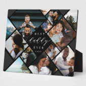 Best Daddy Ever Modern Photo Collage Gift Keepsake Fotoplaat (Zijkant)