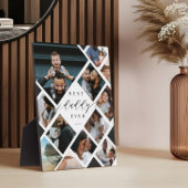 Best Daddy Ever Modern Photo Collage Gift Keepsake Fotoplaat